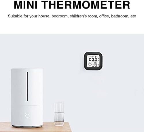 מדחום Jhialg Hygrometer VKS-60, טמפרטורת בלוטותית מקורה טמפרטורה לחות לחות ומד לחות עם צג לחות טמפרטורה לחדר שינה