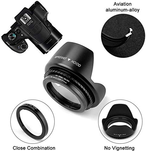טבעת מתאם מסנן מתכת 67 ממ לטבעת Canon PowerShot SX30 IS/SX40 HS/SX50 HS SX70HS החלפת מצלמה דיגיטלית CANON FA-DC67A