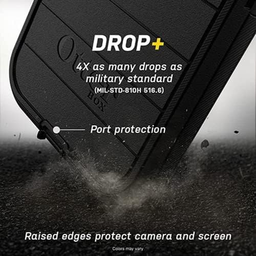 מקרה Otterbox Defender Series עבור Samsung Galaxy S22 Plus בלבד - אריזות לא קמעונאיות - אנטי -מיקרוביאליות