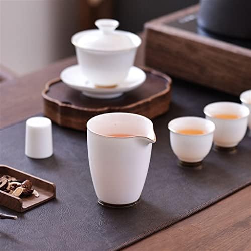 ZLXDP בסגנון סיני חרסינה קונג פו סט תה מכוסה קערה כוס תה סט מתנות מתנות עסקיות