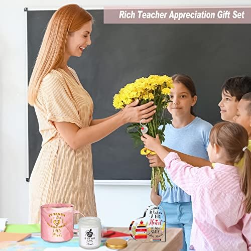 מורה הערכה מתנות לנשים תודה מורה מתנה סל תלמיד מורה מתנות קרמיקה קפה ספל סיום מתנות בגיל רך מעון יום גן אקריליק מחזיק