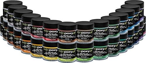 Ecopoxy 15 גרם אבקת פיגמנט צבע מתכתית - צבע שרף אפוקסי