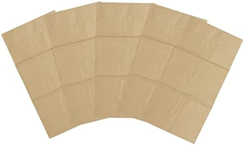 5 יחידות קראפט נייר שקית נייר פסולת תיק קראפט נייר אחסון תיק קראפט נייר פירות שקית אחסון תיק עבור גן נייד אשפה תיק עלי שלכת