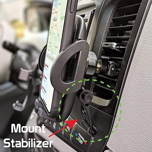 360 Multi Mount Works מלאים עבור Videocon A27 ומחזיק מכוניות מתכוונן לחלוטין, נייד, עמיד עד 3.5 אינץ 'מסכים ו