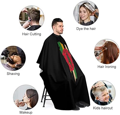 דגל דומיניקה דגל דגל ספר קייפ מקצועי חיתוך שיער חיתוך מספרה מספרה קייפ קייפ לימי גברים נשים
