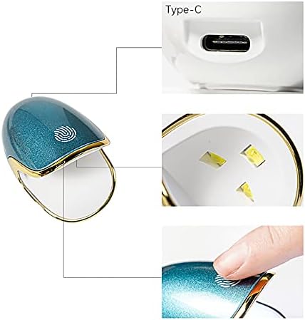 ריפוי ג'ל מייבש ג'ל מכונה ניידת נורית LED אור 6W מנורה מניקור ציפורניים מיני ג'ל נוזלי ציפורניים