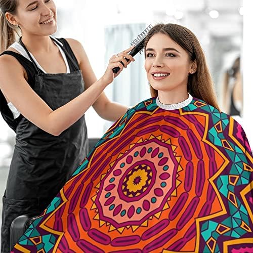Vantaso Colorpum Mandala Barber CAPE לגברים נשים מקצועיות לילדים, תספורת גדולה במיוחד סינר סינר סלון שיער