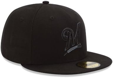 ליגת הבייסבול של מילווקי ברוארס, כובע שחור ואפור עם 59 חמישים