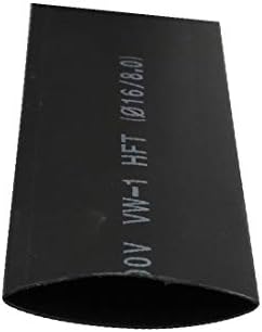 אורך X-DREE 32.8ft 16 ממ דיה פנימי פוליולפין מבודד חום מבודד צינור צינור חוט שחור (32.8 פשטידות דה לונטיטוד