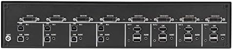 קופסה שחורה - רשת SS4P-DVI-4X4-UCAC - קופסה שחורה Secure KVM Matarix מתג, NIAP 3.0-4 מחשב 4 משתמש מקומי - 3840 x 2160-20 USB