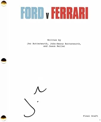 ג'ון ברנתל חתם על חתימה פורד נגד פרארי תסריט סרט מלא - המתים המהלכים, נהג התינוקות, זעם, רואה החשבון, פורד נגד פרארי, המעניש,