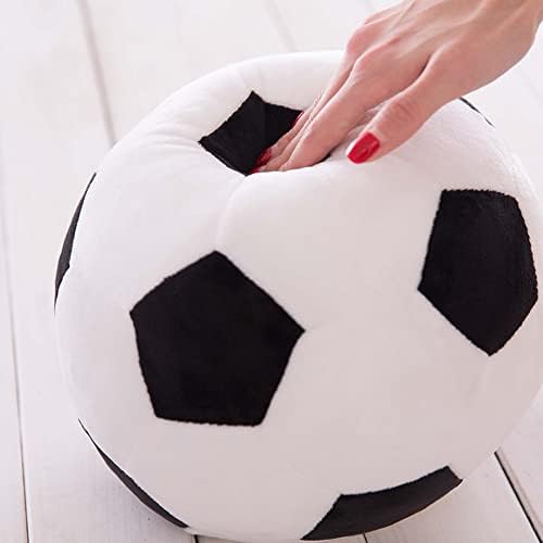 כדור כדורגל קטיפה של Eubuy כדור כדורגל ממולא כרית קטיפה, כדורגל כדורגל רך כדורגל כדור כדורגל כדורגל ממולא לחיות צעצועים