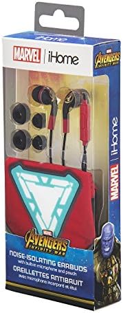Ekids Avengers אוזניות אוזניות אוזניים, אוזניות קוויות עם מיקרופון למפגש שיחת וידאו או זום, ניצני אוזניים עם כיס לאוהדי