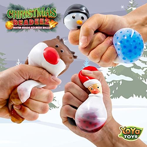 צעצועי Yoya Squishies Beadeez - חרוזי מים סוחטים כדורים לחרדה והקלה על מתח, מיקוד והרפיה, צעצועים עולים איטיים לילדים