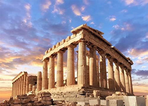 בלקו 5 * 3 רגל בד רקע צילום יווני עתיק מקדש הפרתנון באקרופוליס באתונה יוון תפאורות למיתולוגיה ספקי צד קישוטי
