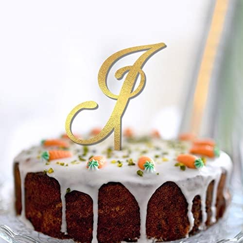 מכתב j עוגת עוגה ראשונית מותאמת אישית כל ראשית לחתונה קישוטים לעוגות יום הולדת מתנה למקלחת כלה פרחונית לגברים נשים