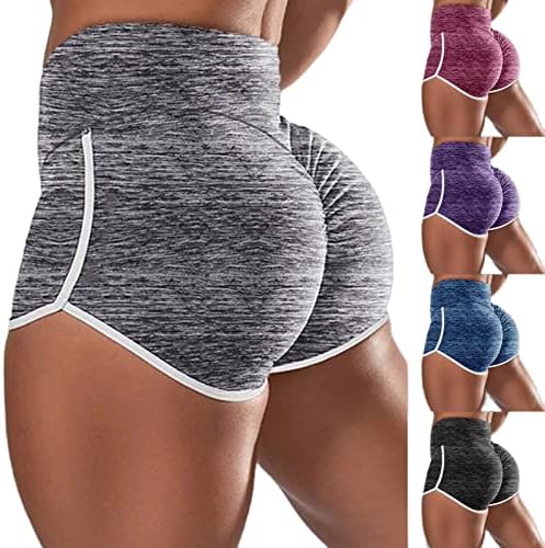 מכנסי יוגה במותניים גבוהות לנשים לבקרת בטן לבקרת הבטן הרמת הרמת רציפות אופניים בסיסיים של מכנסיים קצרים של