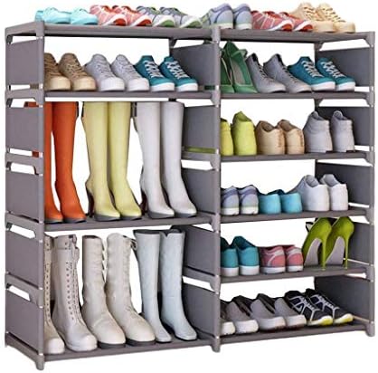 WSZJJ מדף נעליים פשוט רב שכבתי, ארון אחסון בדים ארון נעליים ארון נעליים מרובת חדר שינה מעונות מדף נעליים ביתי