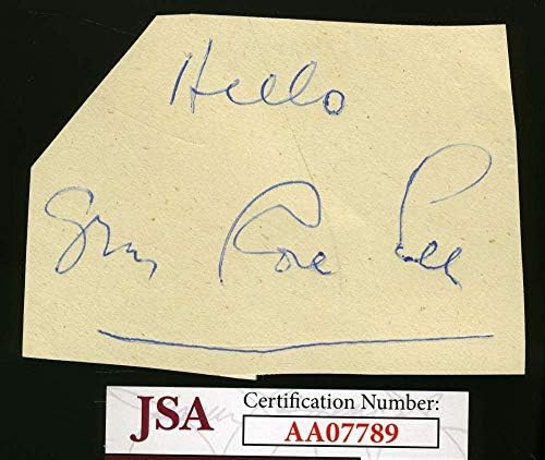 ג 'יפסי רוז לי חתמה על חתימת דף האלבום של ג' יי. אס. איי. איי אותנטית