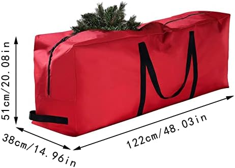 גבוה אחסון, חג אחסון 48 אינץ אחסון מיכל עמיד ברזנט חומר אחסון תיק חג המולד עץ תיבת אחסון