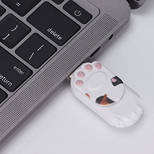 Cartoon USB, כונן פלאש כונן חתול צורה ניידת u דיסק אחסון גדול מקל זיכרון אגודל למחשב נייד, מתנה לפסטיבל יום