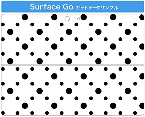 כיסוי מדבקות Igsticker עבור Microsoft Surface Go/Go 2 עורות מדבקת גוף מגן דק במיוחד 000099 Polka Dot Dot Monochrome