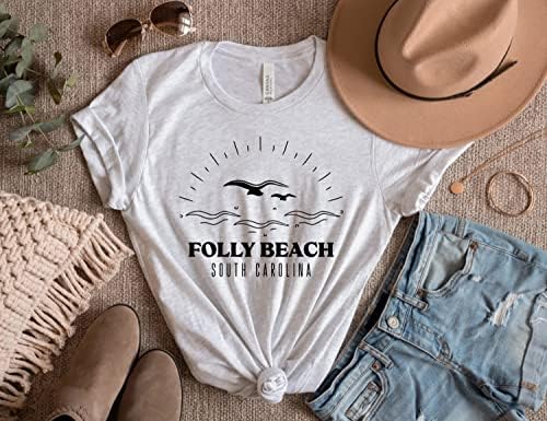 בציר איוולת החוףדרום קרוליין חולצת טי, קיץ חוף חופשת ילדה מילוט טיול חולצה מתנה