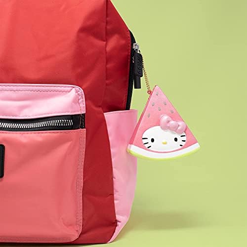 Sanrio Hello Kitty Fruit and Veggie איטי עולה איטי עולה חמוד צעצוע מחזיק מחזיק מפתחות מתנות ליום הולדת, טובות מסיבות,