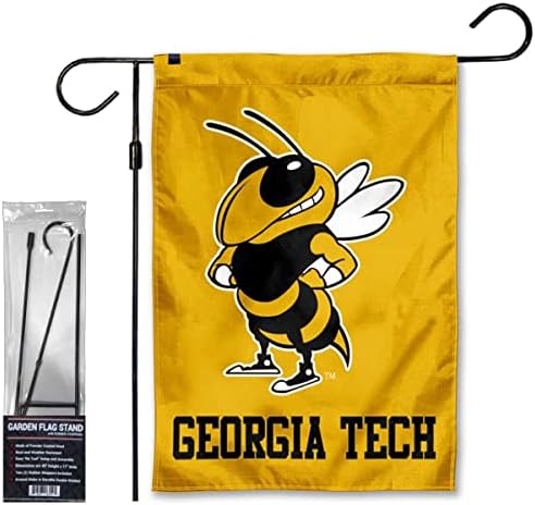 ג'ורג'יה טק ז'קט צהוב לוגו דגל גן ודגל דגל מעמד סט דגל