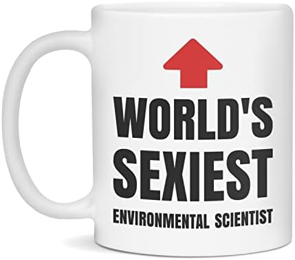 ספל המדען הסביבתי הסקסי ביותר בעולם, ספלי מדענים סביבתיים מצחיקים, 11 אונקיות לבן