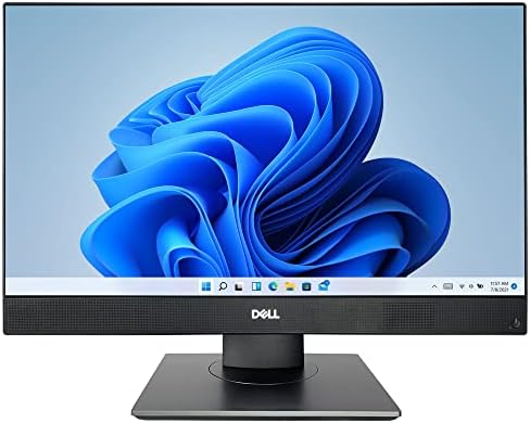Dell Optiplex 7490 23.8 מחשב שולחני מלא HD All-in-One-11th Gen Intel Core I9-11900 8 ליבות עד 5.20 ג'יגה הרץ, 32GB DDR4