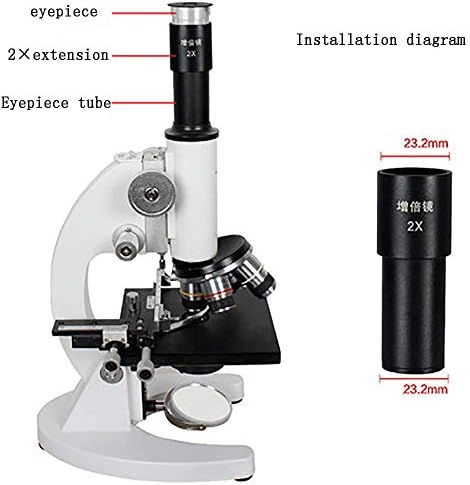 זכוכית שיסיאן הוכפלה מראה למיקרוסקופ ביולוגי 2 פעמים; ממשק חומר מתכת מראה מאריך 23.2 ממ