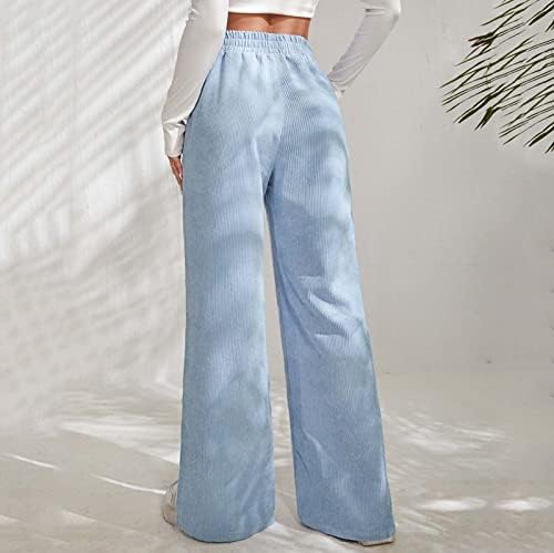 Miashui Pant Romper לנשים מכנסי טרניעה תחתונים סגורים של נשים עם כיסים מכנסי אימון מותניים גבוהים מכנסיים מזדמנים