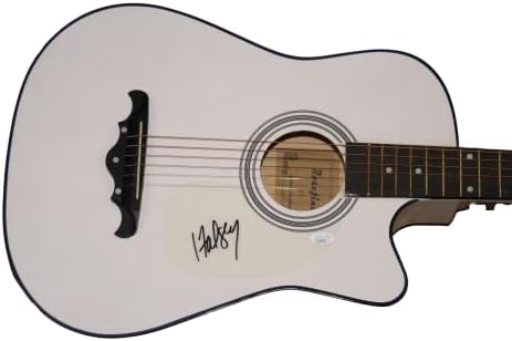 הלסי-אשלי פרנגיפאן-חתימה חתומה גיטרה אקוסטית בגודל מלא ג 'יימס ספנס אימות ג' יי. אס. איי קואה - זמרת סקסית, באדלנדס,