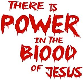כוח דם ישוע המשיח אדון אלוהים התנך המשאית המכונית חלון ויניל מדבקה מדבקה 6