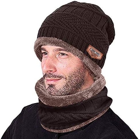 צעיף כובע כפה לגברים ונשים צעיף חורפי חורפי סרוג סרוג סקי סרוג מכסה מזג אוויר קר אביזרי מזג אוויר מתנות
