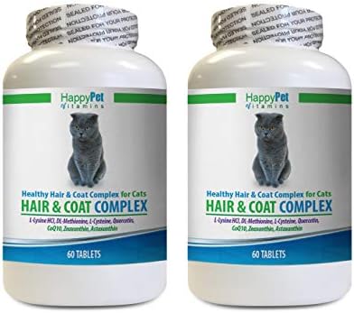 יבש עור חתולים-חתולים טבעי שיער ומעיל מורכב-מערכת חיסונית לשפר-נייל בריאות-חתול שיער ועור תוסף - 2 בקבוקים