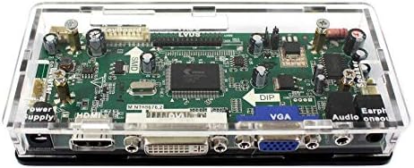 מקרה vsdisplay אקרילי עבור M.NT68676 HD-MI DVI VGA LCD Controller Board, התאמה ללוח בקר LCD M.NT68676, לוח הבקר לא כלול