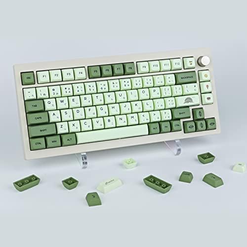 ג 'ולינטל ירוק יפני מפתחות 127 מפתחות, פ. ב. ט. מאצ' ה מפתחות, פ. ב. ט. פרופיל מפתחות, צבע סובלימציה 60