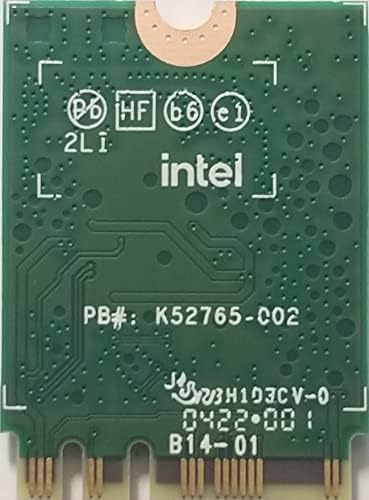 Intel AX210.NGWG עם VPRO, Bluetooth 5.2 כרטיס מתאם רשת אלחוטי Wi-Fi 6E