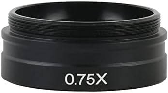 1 יחידות 10 עדשה אובייקטיבית עדשה אחת צינור וידאו מיקרוסקופ 0.3 איקס 0.35 איקס 0.5 איקס 0.75 איקס הפחתת הגדלה