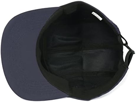Zylioo גדול כובע ריצה יבש מהיר, כובע אבא קל משקל מתכוונן לראשים גדולים, פרופיל נמוך 5 לוחות רדוד כובע רדוד