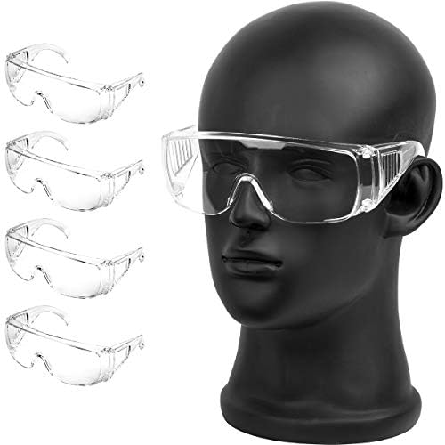 משקפי בטיחות רפואיים של DNZPFU משקפי משקפי משקפיים יותר משקפי נוחות לאחיות, משקפי הגנה על עיניים מעבדה מעבדה