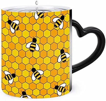 דבורי דבש ספל קפה ספל קרמיקה מחליף כוס כוסות תה לתנות ביתיות משרדיות