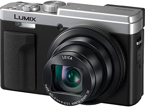 Panasonic Lumix DCZS80 מצלמה דיגיטלית - צרור - עם כרטיס זיכרון 64 ג'יגה -בייט + DMW -Ble9 סוללה + חצובה גמישה בגודל