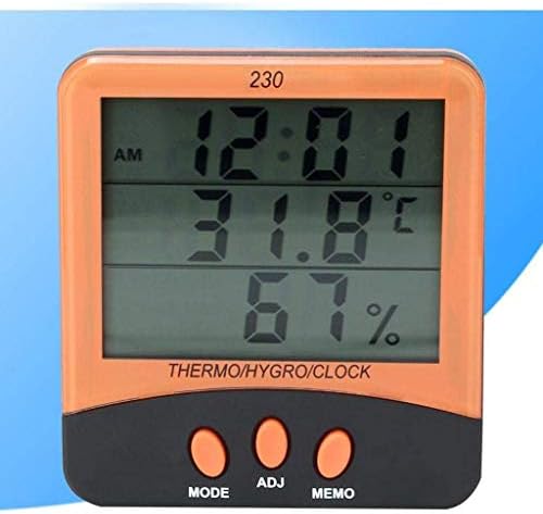 Walnuta דיגיטלי Hygrometer Hygrometer מקורה טמפרטורה חיצונית טמפרטורה ולחות מוניטור עם מד תצוגה של LCD תאורה אחורית