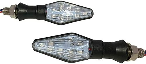 שחור רציף מנורת הפעל אותות אורות הוביל הפעל אותות שוני אינדיקטורים תואם עבור 2006 סוזוקי 400
