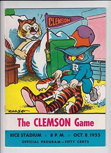 1955 Clemson Tigers v Rice Owl