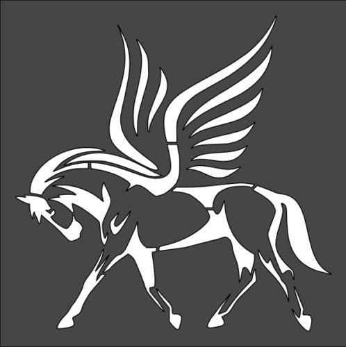 סוס סטנסיל עם כנפיים פגאסוס, שימוש חוזר בפלסטיק