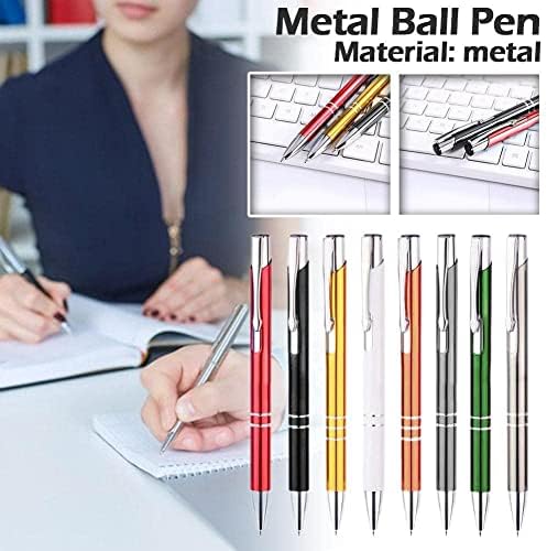 WWDZ חרוט כדורי מתכת עט עסק משרד עט עט בינוני כדור עט בית ספר לניבוב כתיבה אופנה כדורי אופנה מתכת V7U1